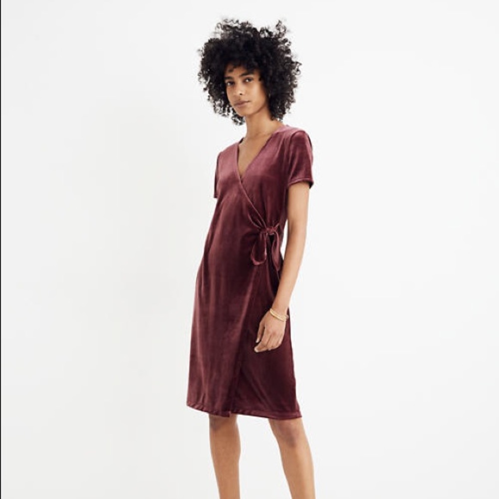 NWOT Madewell Velvet Dress